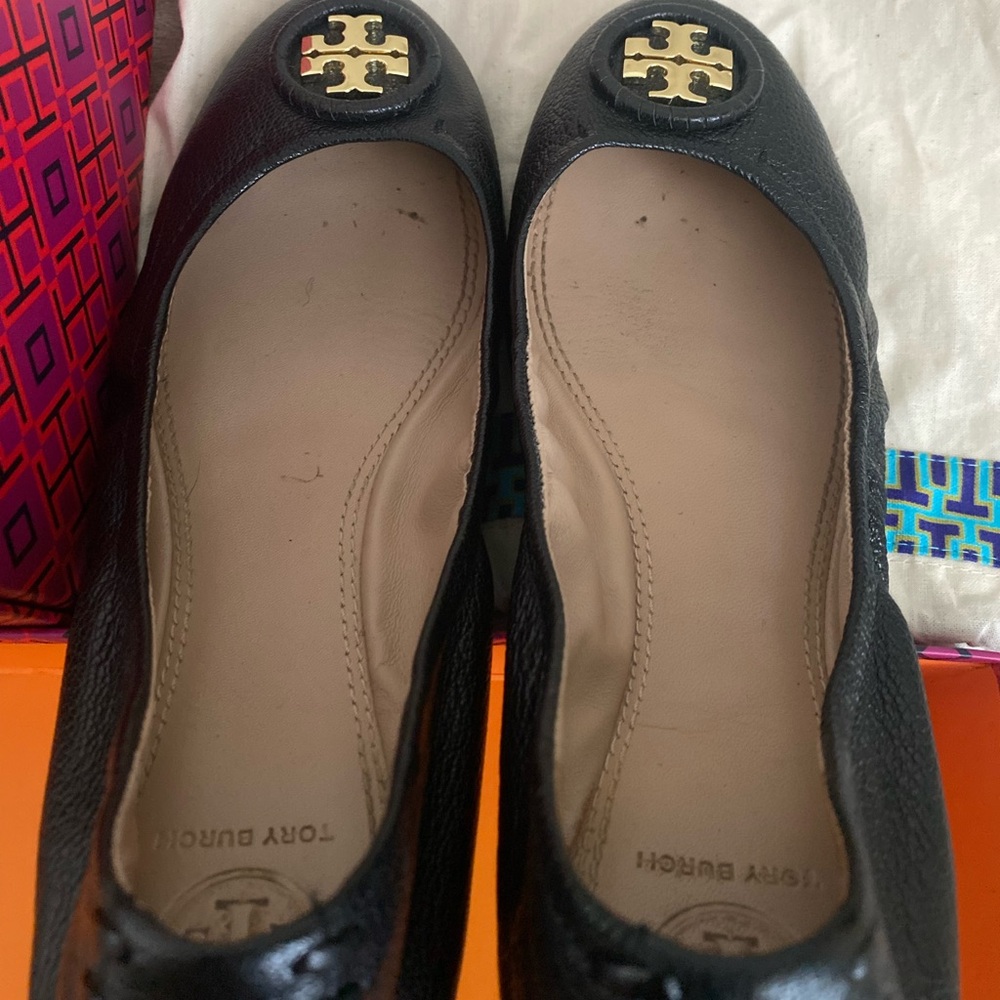 Tory Burch Reva Ballet Flat Shoes - Picture 7 of 9